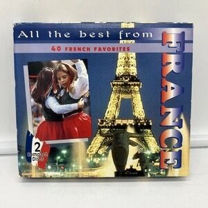 ALL THE BEST FROM FRANCE: 40 FRENCH FAVORITES [2- SET] - V/A - 2 CD -